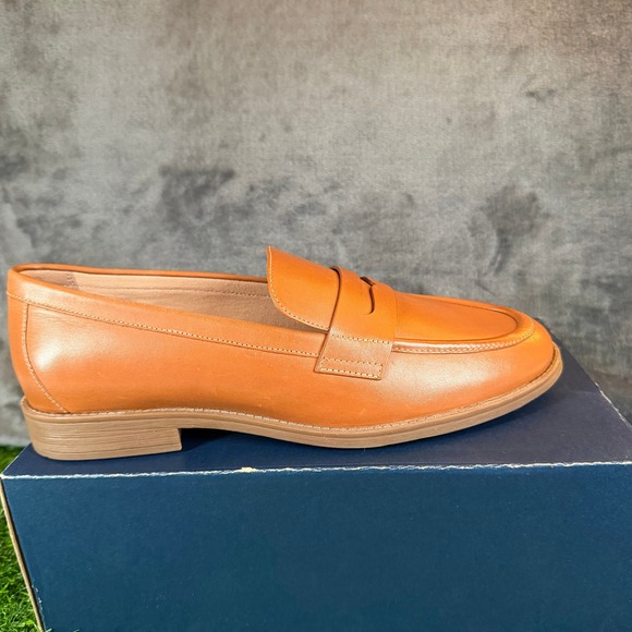 Cole Haan Haverhill Penny Loafers British Tan Leather W31769 Shoes Womens 9 B - Picture 2 of 13